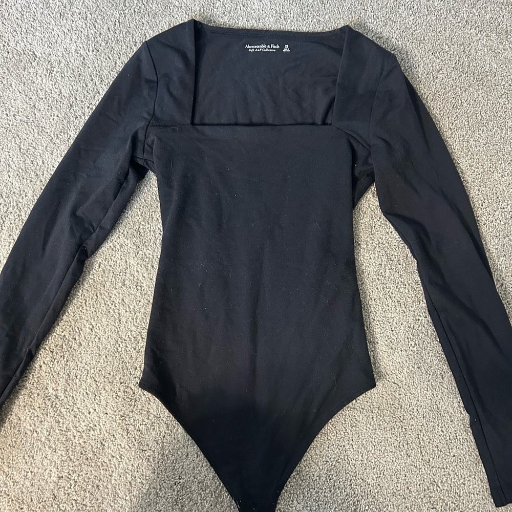 Abercrombie Black Long Sleeve Body Suit